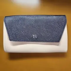 Y's 長財布 ネイビー/ベージュのサムネイル