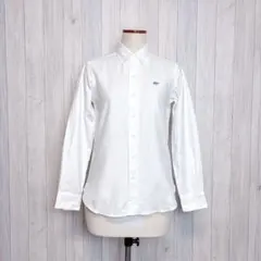 【SCYEBASICS】長袖シャツ 羽織り ワンポイント刺繍 綿100% 日本製のサムネイル