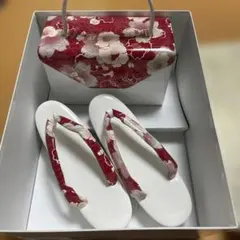 和装用バッグとぞうりセット美品！