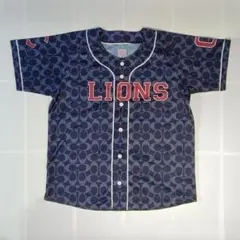 COACH × 西武ライオンズ ユニフォーム L　半袖　ネイビー系 COACH × 西武ライオンズ ユニフォーム L 半袖 ネイビー系 COACH