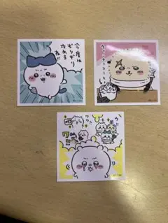 ちいかわ キラキラシール ハチワレ ラッコ先輩