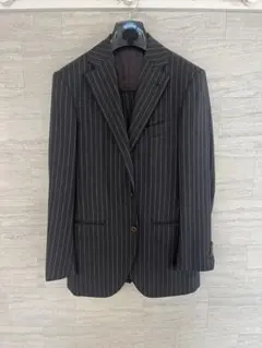 ほぼ未使用品】スプレーモ銀座 ゼニアトロフェオ ブラックスーツ