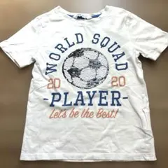 H&M サッカー　地球　Tシャツ　120 130