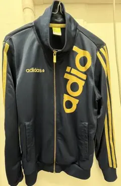 【大幅値下げ】adidas ネイビー ジップアップジャケット