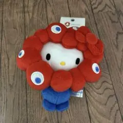 み*様 サンリオ ミャクミャク なりきりぬいぐるみ カラビナ 赤 ハローキティ