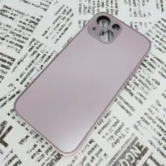 iPhone 13mini ガラス背面シリコンケース [26]ラベンダー