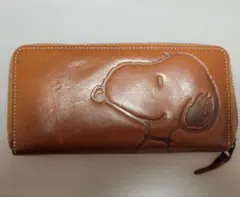 スヌーピー 革 長財布