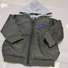 Champion フード付きジャケット オリーブグリーン