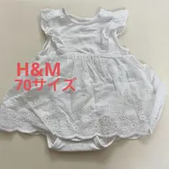 H&M 70センチ ワンピース　コットン100%