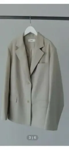 最終値下げアンヌーク　ベージュ テーラードジャケット