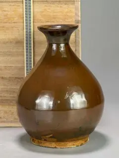 相馬 壺 徳利 花器 一輪挿し 民藝 飾り壺 時代物 窯傷 美品 - メルカリ
