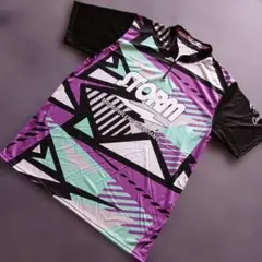 27日のみお値下‼️☆ STORM ボウリングシャツ 半袖 ハーフジップ L