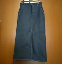 GU デニム裏フリース タイトスカート Mサイズ