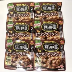 クノール　ポタージュで食べる豆と野菜 オニオングラタン風　180g×6袋セットのサムネイル