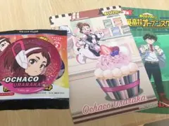 麗日お茶子 僕のヒーローアカデミア 缶バッジ ポストカード 3点セット