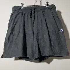 チャンピオン スウェット ハーフパンツ グレー ワイド XL 目玉ロゴ y2kのサムネイル