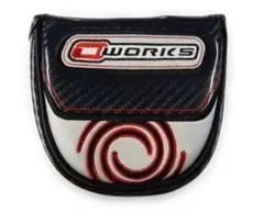 ODYSSEY O Works パター用ヘッドカバー 黒/赤