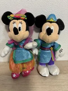 ミッキー ミニー ぬいぐるみバッジセット ディズニー七夕デイズ2016