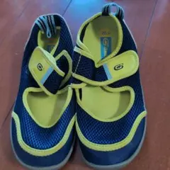 キッズマリンシューズ 20.0 ネイビー/イエロー