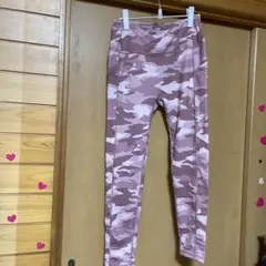 XL ピンク迷彩 ヨガパンツ