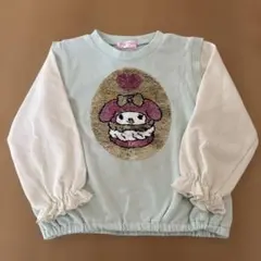 My Melody マイメロディ スパンコール トレーナー 長袖
