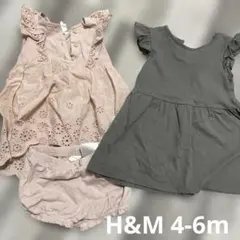 H&M 女の子　まとめ売り　セットアップ　4-6month