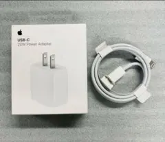 【新品未開封】Apple純正 20W 電源アダプタ USB-Cケーブルセット