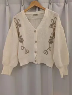 yuka様専用★サマンサモスモス　テープ刺繍カーディガン