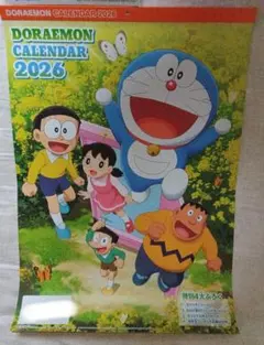 ドラえもん　壁掛けカレンダー 2026年　ふろく付