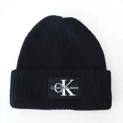 Calvin Klein Jeans 黒 ニット帽 ユニセックス