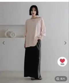 LOWRYS FARM 2WAYオフショルプルオーバー ピンクのサムネイル