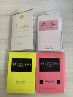 ミニ香水セット: Miss Dior, J'adore, Valentino
