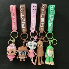 トゥントゥントゥンサフール　イタリアンブレインロット キーホルダー5点セット