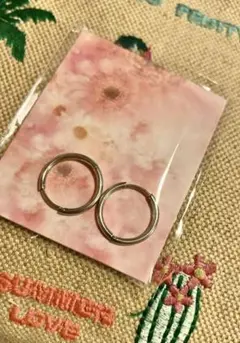 フープピアス ピアス(両耳用)