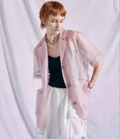 Sheer Half Sleeve Jacket シアーハーフスリーブジャケットのサムネイル