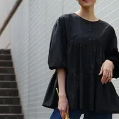 NATURAL BEAUTY BASIC TCティアードブラウスのサムネイル