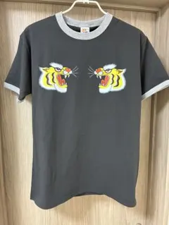 虎 スカジャン オリジナル プリント Tシャツ クリームソーダ ロカビリー