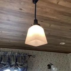 大正ロマン　電笠　ペンダントライト　アンティーク　天井照明　レトロ