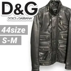 最高級 定価44万 ドルガバ レザージャケット シングル ライダース