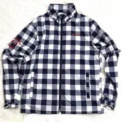 美品　アディダスゴルフ メンズ 2Way ジャケット　チェック柄　2L