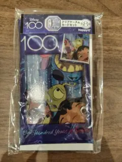 Disney100周年記念1番くじリロ&スティッチの クリアケース&カードセット