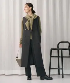 【新品タグ付き】BEAUTY&YOUTH ジレ&ジャンパースカート