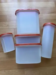 タッパーウェア 食品保存容器 マキシデコレーター 5点 - メルカリ
