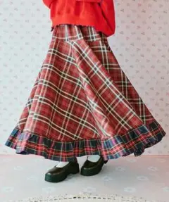 Freada 赤チェック チュール スカート FREAK'S STORE - メルカリ