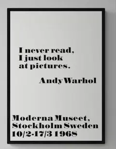 アンディ・ウォーホル Andy Warhol アートポスター A2版