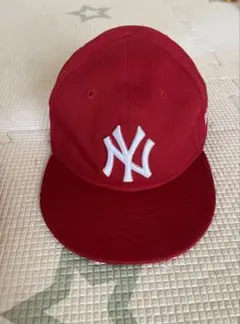 NEW ERA ニューヨークヤンキース キャップ レッド キッズ48,3cmのサムネイル