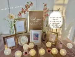 ウェルカムスペース　ウェルカムボード　結婚式　ブライダル　⭐️ラスト1点