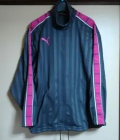 PUMA y2k ジャージ トラックジャケット グレー×ピンク S～M