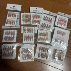 ネイルチップ 13セット ネイルチップグミつき　Mサイズ