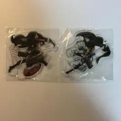 進撃の巨人 アクリルキーホルダーFREEDOM リヴァイ兵長 エレン